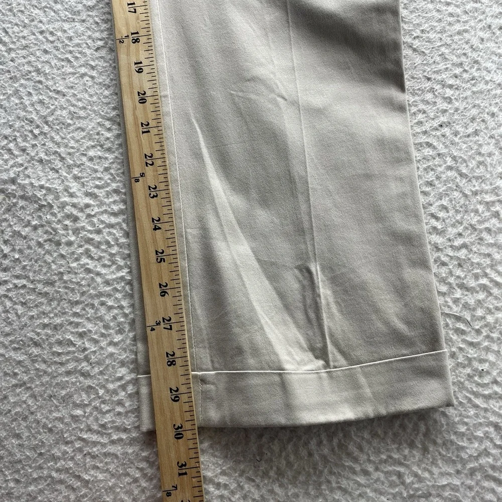 Southern Tides Pants Mens 35x30 (Tag 34) Khaki Intercoastal Water Way Cuffem Hem